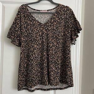 Leopard Print Top